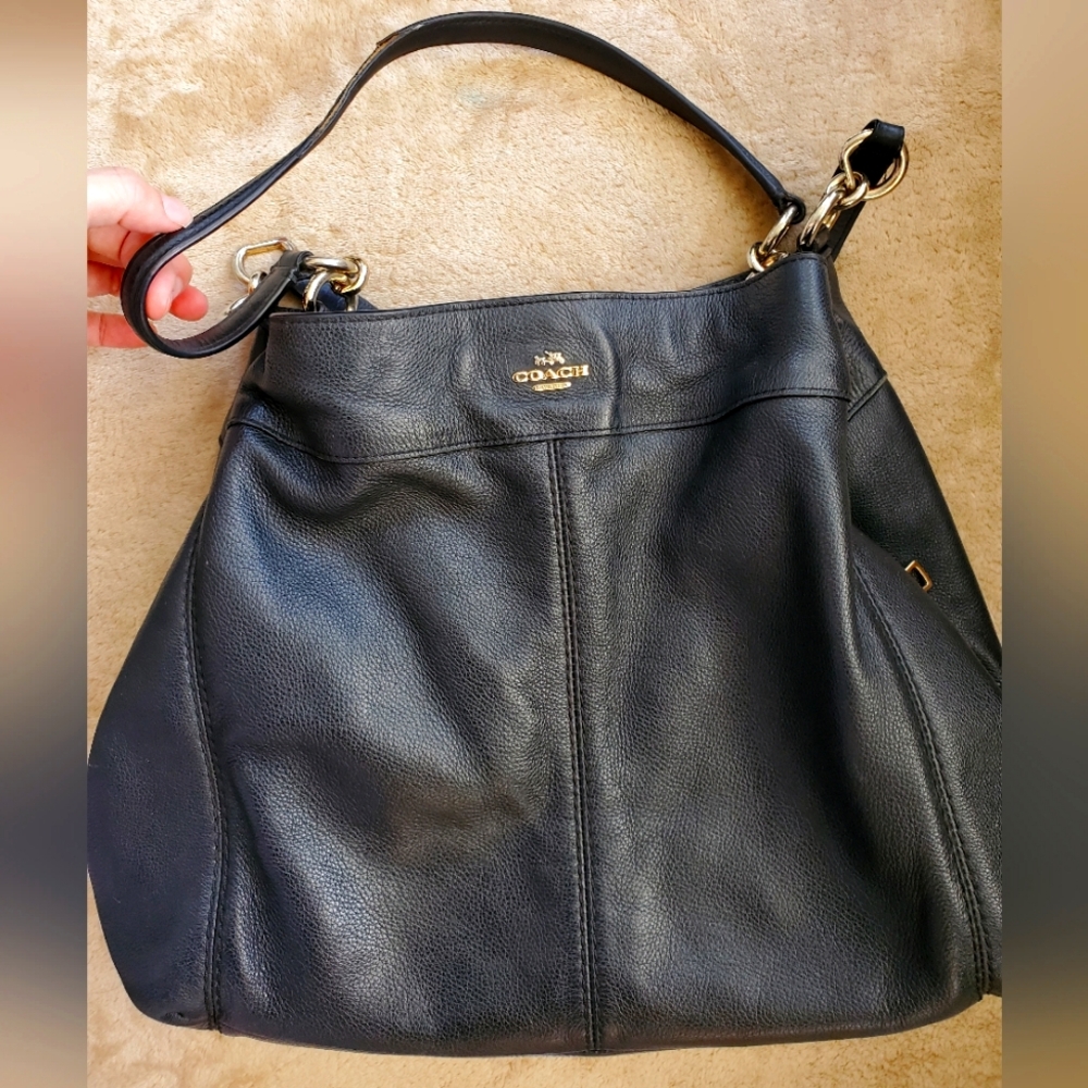 Coach Classic Black Leather Women's Bag